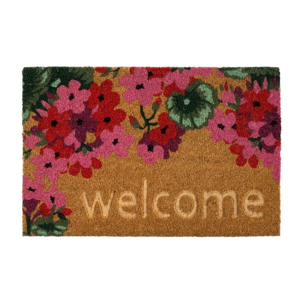 Covoraș de intrare din fibre de nucă de cocos 40x60 cm Geranio – Casa Selección