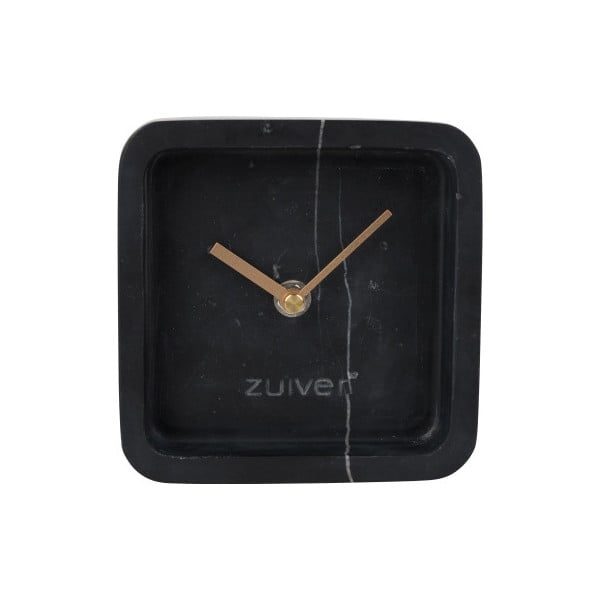 Ceas de perete din marmură Zuiver Luxury Time, negru