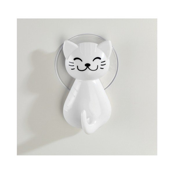 Cârlig de perete Wenko Cat, alb-image-2