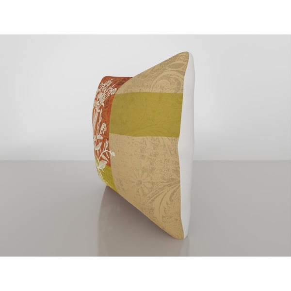 Față de pernă cu amestec din bumbac Vitaus Autumn Parade Tree, 43 x 43 cm-image-2