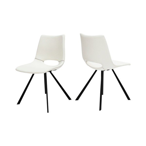 Scaun Canett Coronas, alb - negru-image-2