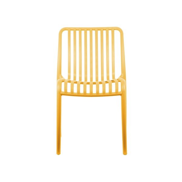 Scaun de dining galben din plastic Glee – Leitmotiv-image-3