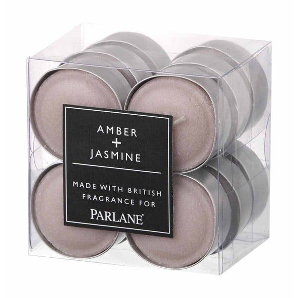 Set 12 lumânări parfumate Parlane Amber & Jasmine