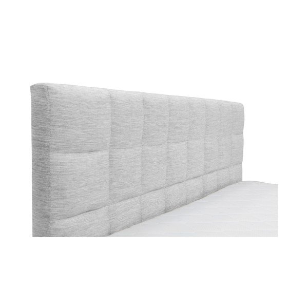 Pat dublu Mazzini Beds Dream, 180 x 200 cm, gri deschis-image-2