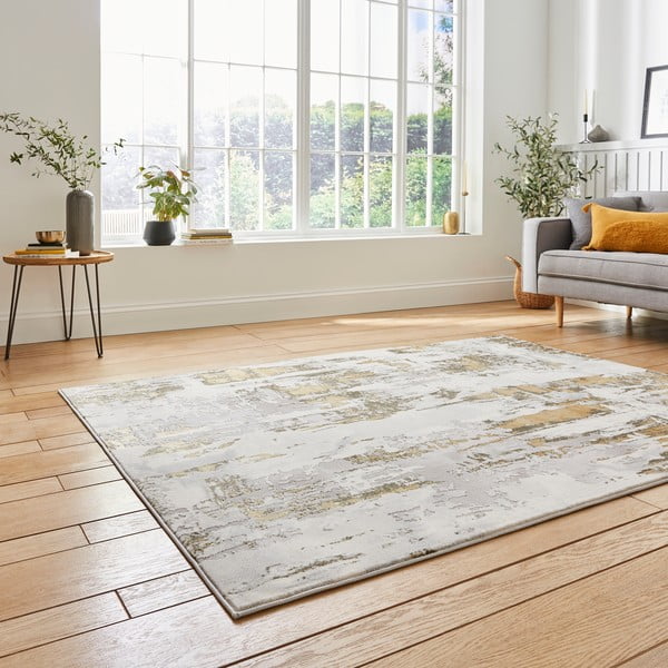 Covor gri/auriu 170x120 cm Apollo - Think Rugs-image-1