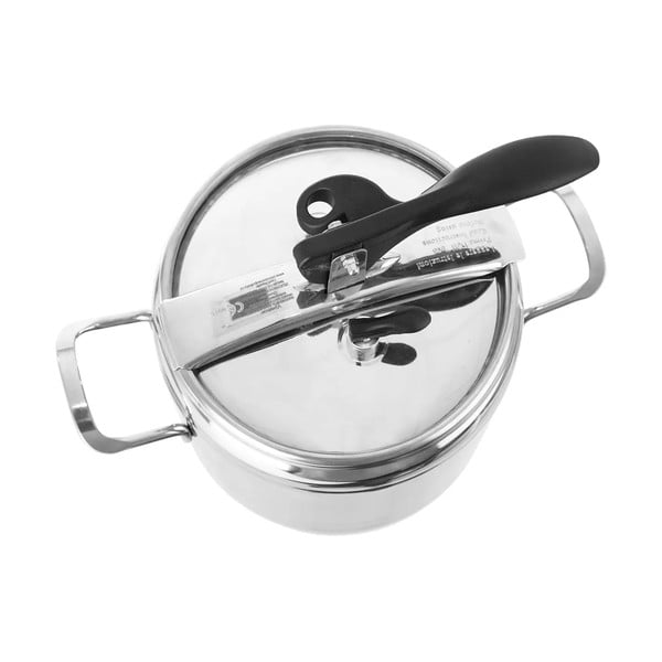 Oală inoxidabilă pentru gătit presiune cu capac Orion Profi, 5 l-image-3