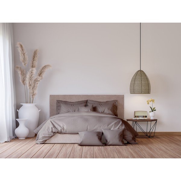 Tăblie de pat bej tapițată 145x52 cm Billie – Really Nice Things-image-3