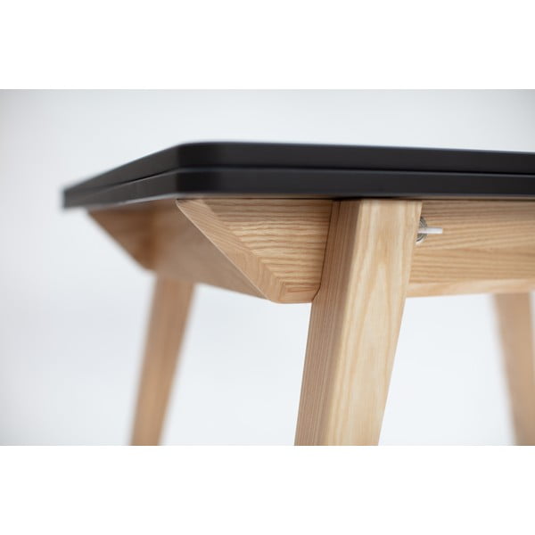 Masă de dining extensibilă cu blat negru 65x90 cm Envelope – Ragaba-image-1