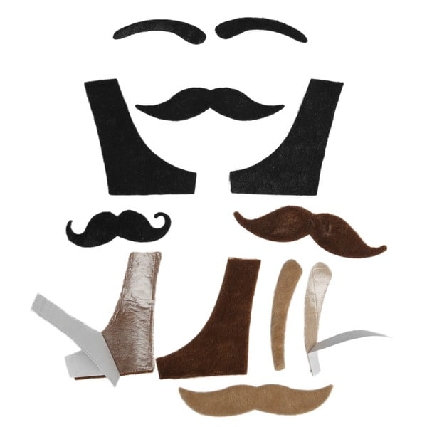 Set rechizite adezive pentru frizerie Rex London Moustache