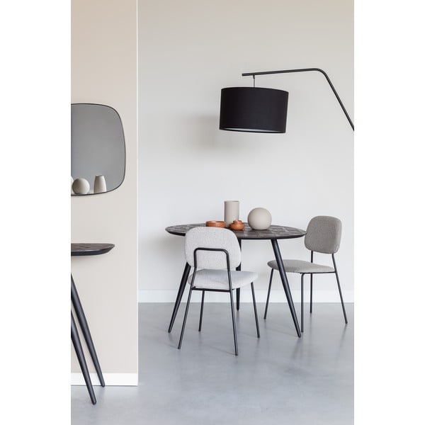 Masă de dining rotundă din lemn de tec 76x111 cm Webster – White Label-image-1