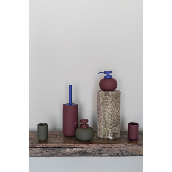 Suport pentru periuța de dinți violet din ceramică Lotus Play – Mette Ditmer Denmark-image-1