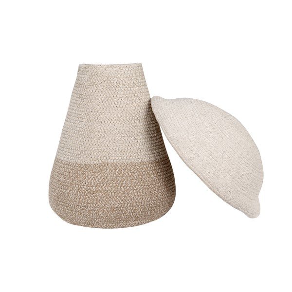 Coș de jucării pentru copii bej din material textil ø 33x38 cm Mama Mushroom – Lorena Canals-image-3