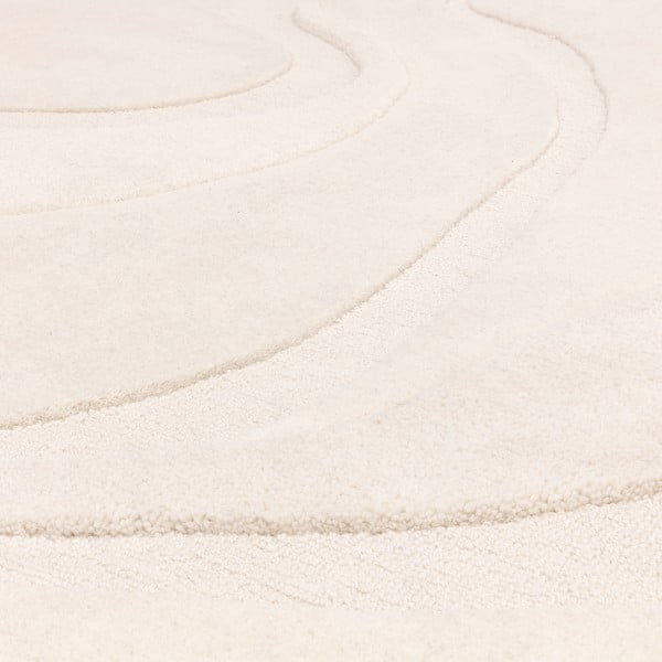 Covor alb din lână 160x230 cm Olsen – Asiatic Carpets-image-1