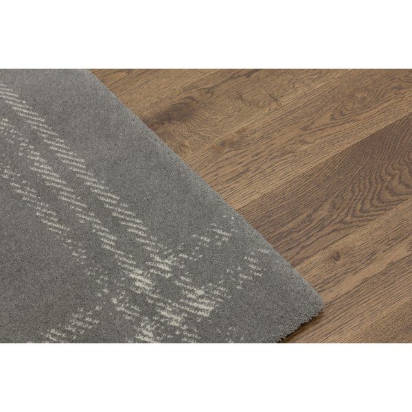 Covor gri antracit din lână 160x240 cm Calisia M Grid Rim – Agnella-image-4