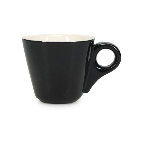 Ceașcă neagră pentru espresso din porțelan 80 ml Barista – BonBistro