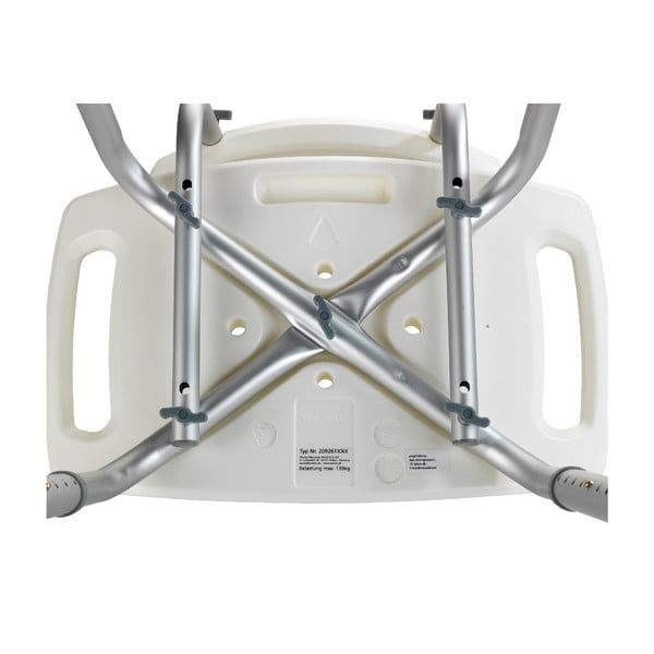 Scaun cu spătar pentru duș Wenko Stool With Back, 54 x 49 cm-image-2