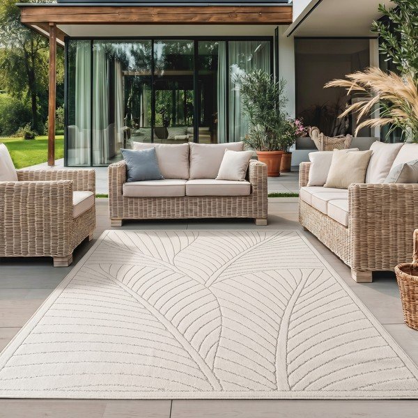 Covor pentru exterior și interior crem 200x290 cm Nova 1203 – Ayyildiz Carpets-image-1