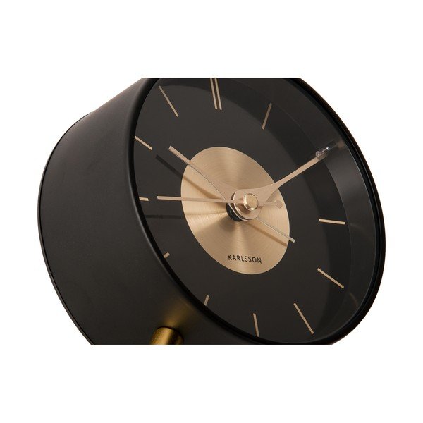 Ceas deșteptător ø 11 cm Gold Disc – Karlsson-image-3