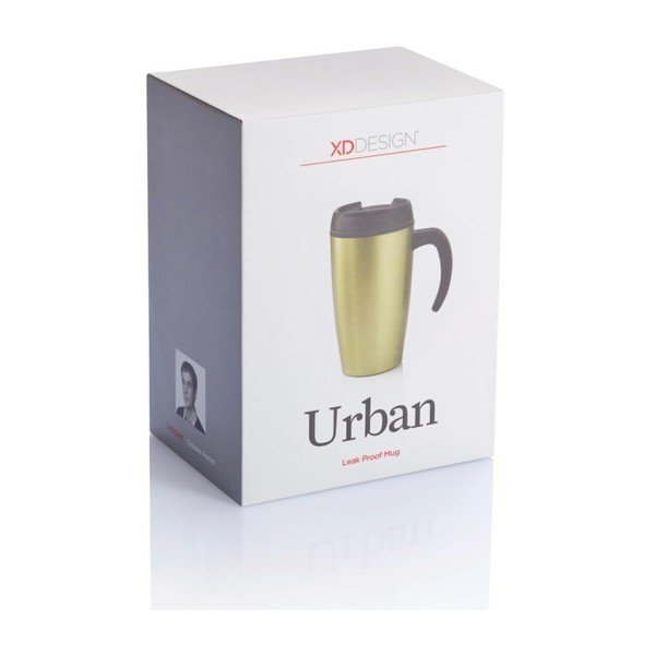 Cană termos XD Design Urban, verde, 400 ml-image-1