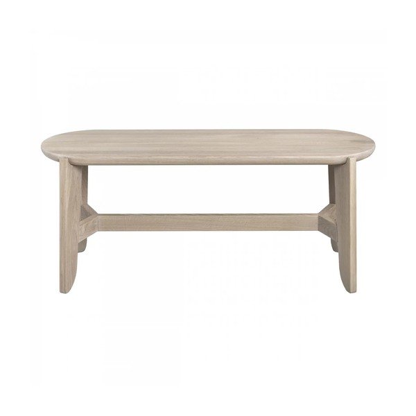 Bancă în culoare naturală din lemn masiv Eli – Blomus