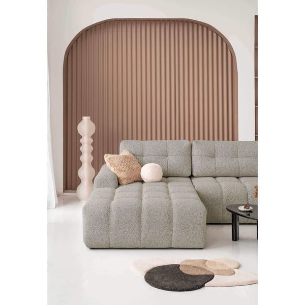 Colțar modular maro deschis extensibil/cu spațiu de depozitare (cu colț pe partea stângă) Lulu – Miuform-image-4