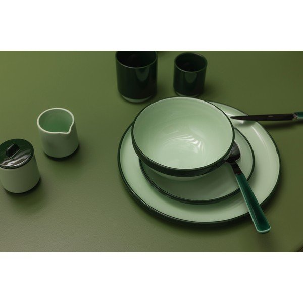Bol mic verde din gresie 710 ml Duo – ONA-image-4