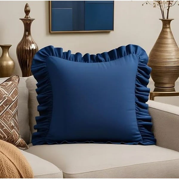 Față de pernă din amestec de bumbac 40x40 cm Ruffled – Mila Home-image-4