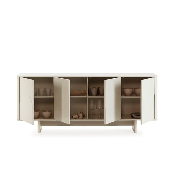 Comodă crem 180x75x40 cm Solei – MOME-image-2