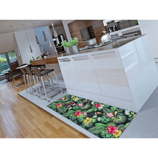 Covor tip traversă verde 52x200 cm Sprinty Tropical – Universal-image-1