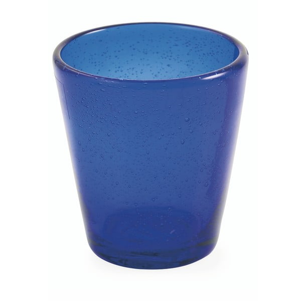Set 6 pahare din sticlă suflată Villa d'Este Cancun, albastru