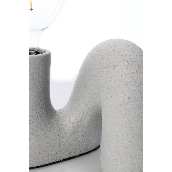 Veioză gri din ceramică cu abajur din sticlă (înălțime 12,5 cm) Jael – Yes Everyday-image-2