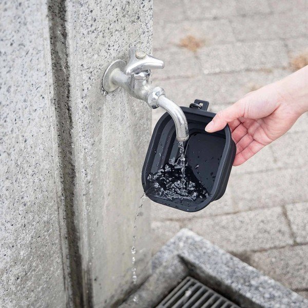 Bol de călătorie pliabil pentru animale de companie din silicon Nooks – YAMAZAKI-image-3
