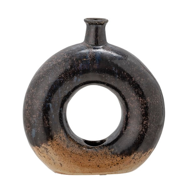 Vază din gresie Bloomingville Baldvin, negru-image-2