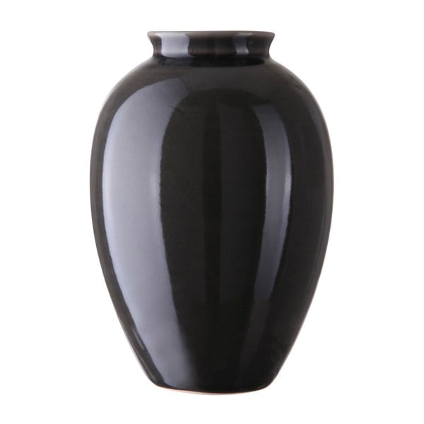 Vază din ceramică A Simple Mess Anita, înălțime 20 cm, negru