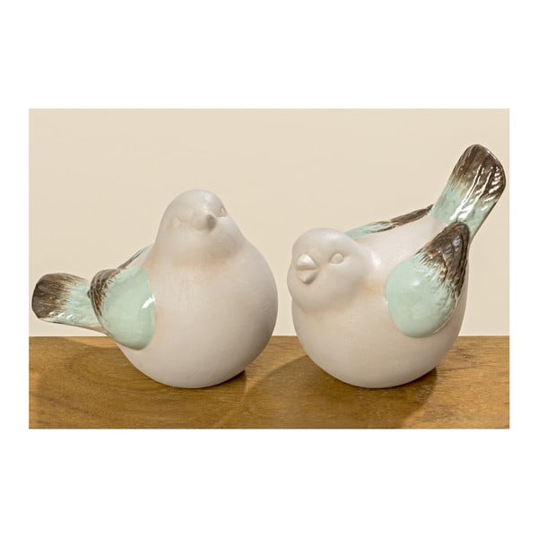 Set 2 păsări decorative din teracotă Boltze Bird