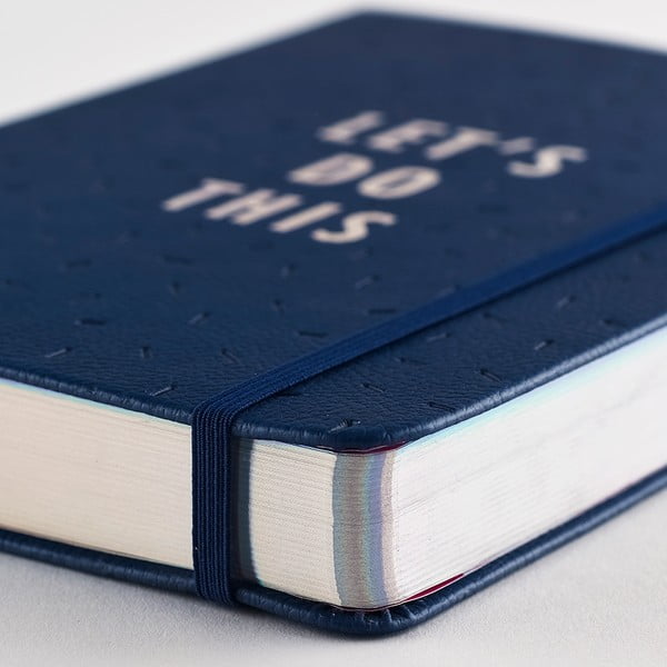 Agendă nedatată Busy B Vibrant Vbes, 365 pagini, albastru-image-1