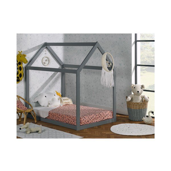 Pat pentru copii JUNIOR Provence Hut, gri-image-2