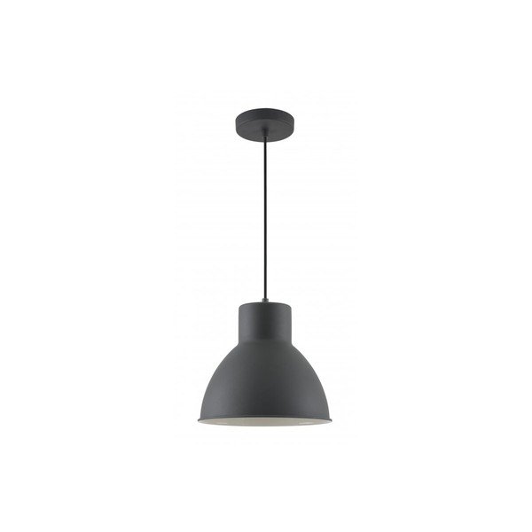 Lustră neagră cu abajur din metal Dante – GTV