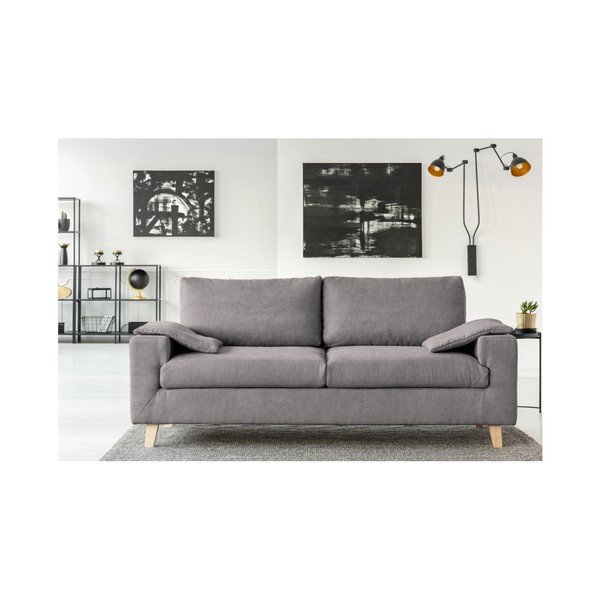 Canapea cu 3 locuri Cosmopolitan desing Caracas, gri-image-3