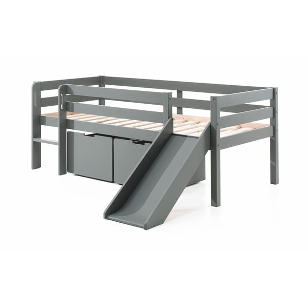 Sertare pentru sub pat de copii  gri 2 buc. Pino – Vipack-image-2