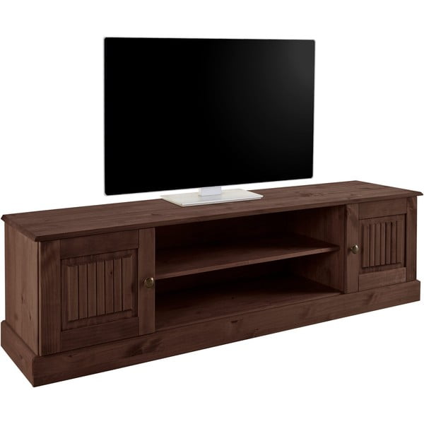Comodă TV maro din lemn de pin 45x40 cm Mille – Støraa-image-2