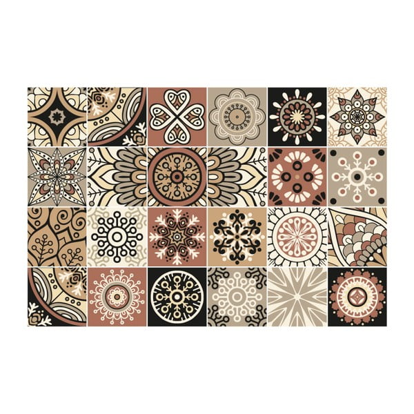 Set 24 autocolante de perete Ambiance Wall Tiles Piura, 10 x 10 cm-image-2