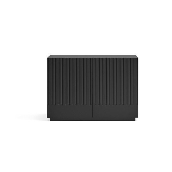 Comodă neagră joasă 100x70 cm Doric – Teulat