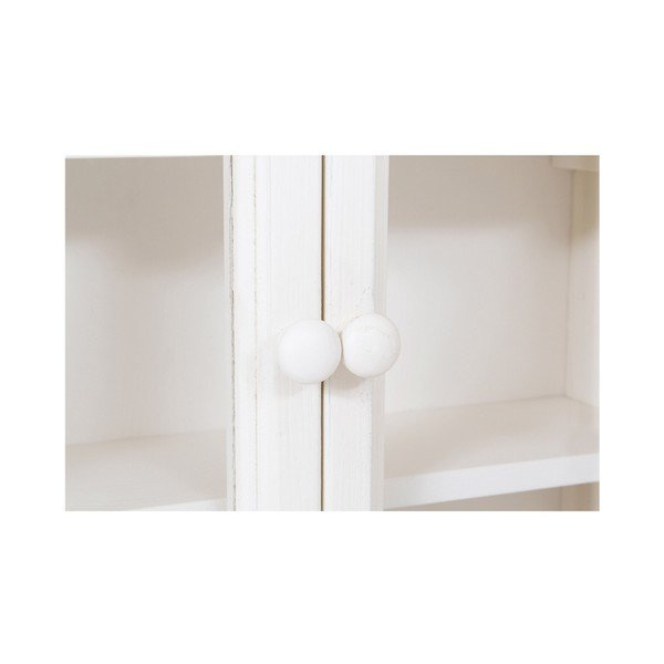 Raft din lemn pentru perete Biscottini Romance, alb-image-4