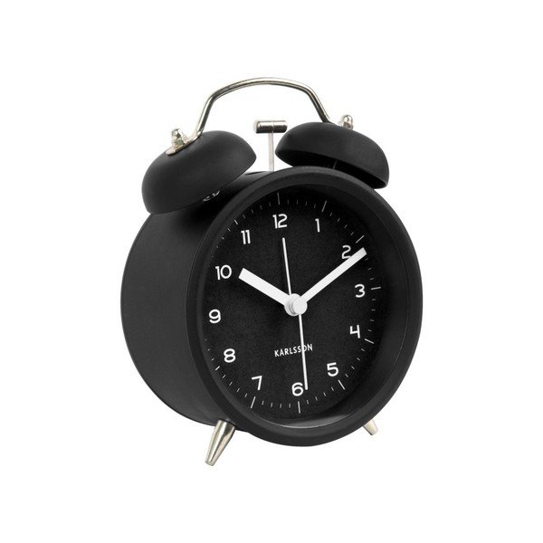 Ceas alarmă Karlsson Classic, negru, ⌀ 10 cm-image-2