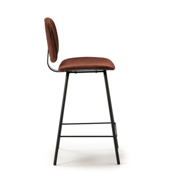 Scaune de bar burgundy 2 buc. (înălțime șezut 64 cm) Arus – Marckeric-image-3