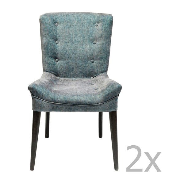 Set 2 scaune Kare Design Stay, albastru închis