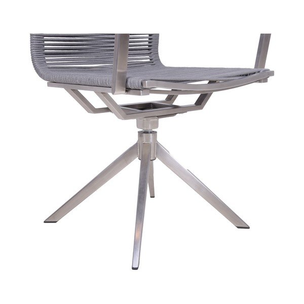 Scaun de grădină gri din metal Rubiera – Garden Pleasure-image-3