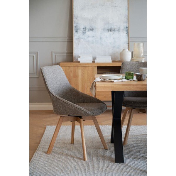 Scaune de dining bej 2 buc. Alison – Rowico-image-1