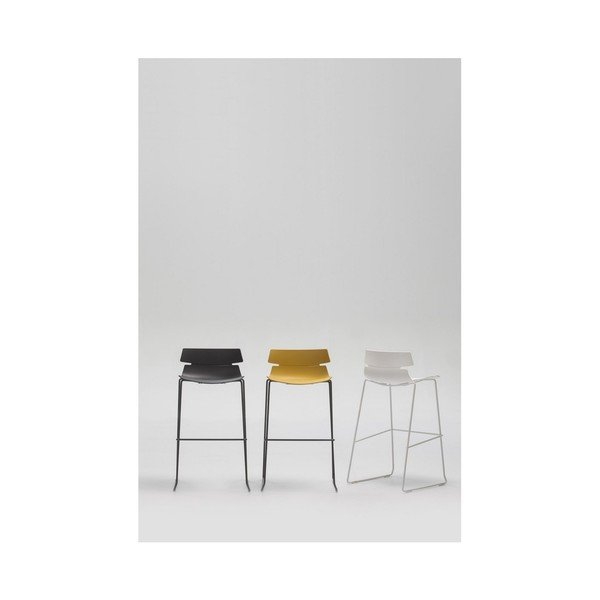 Set 4 scaune bar Marckeric Doris, galben-image-4